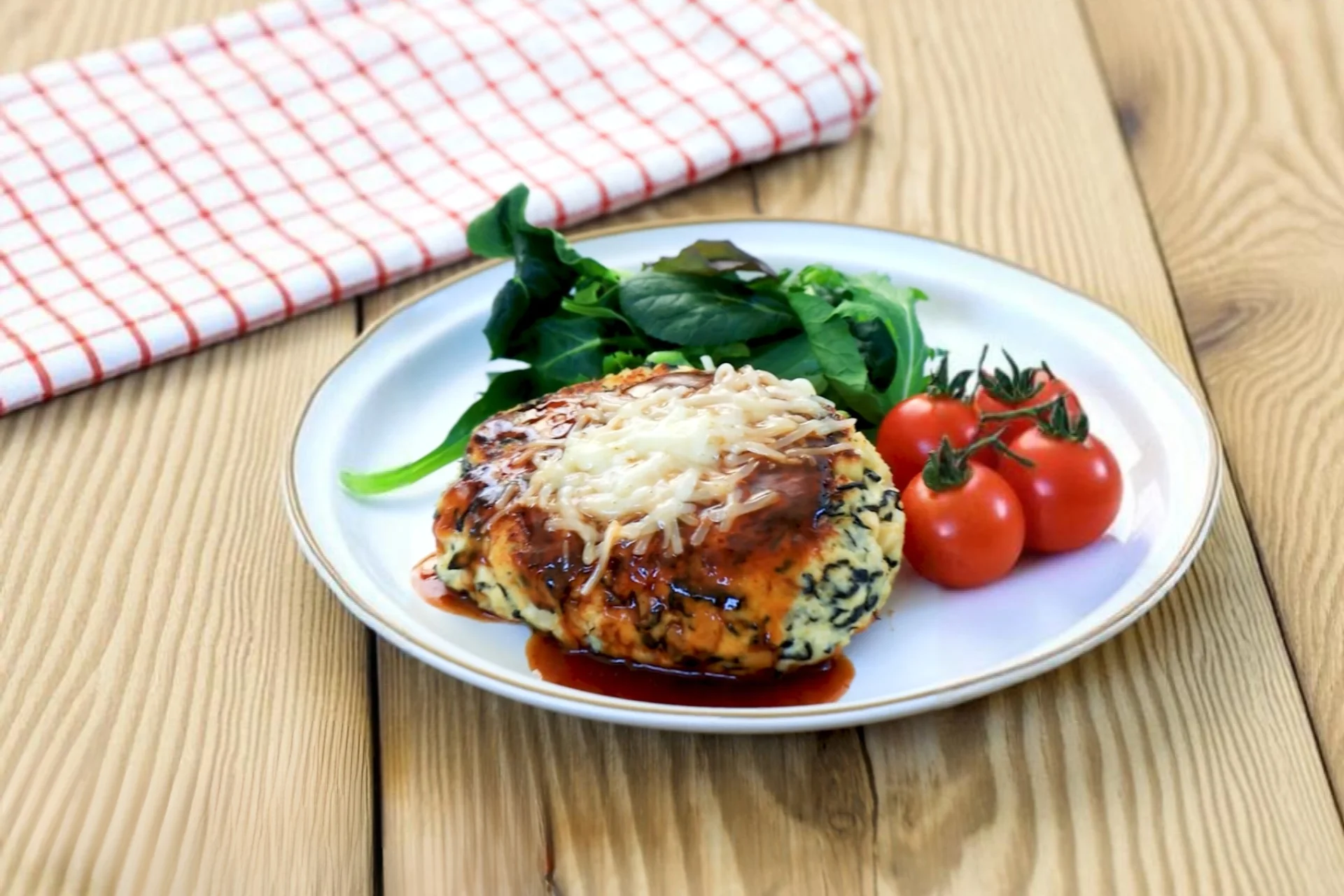 トモズの管理栄養士考案レシピ│やわらか大豆ハンバーグ